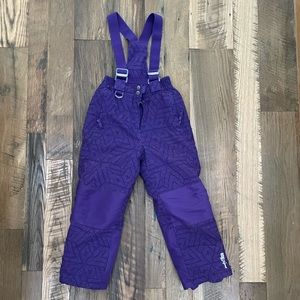 Weatherproof snowboard ski bibs girl 14-16